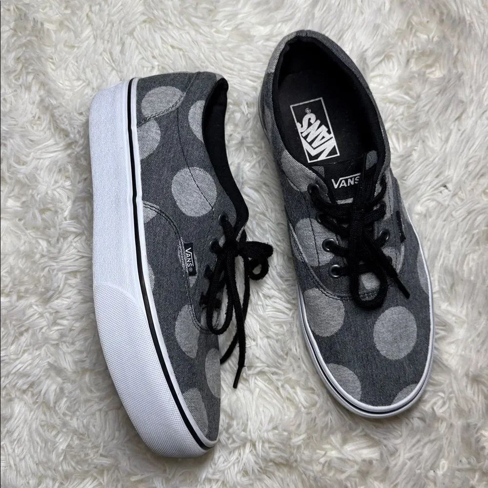 Vans Black and White Polka Dot Sneakers